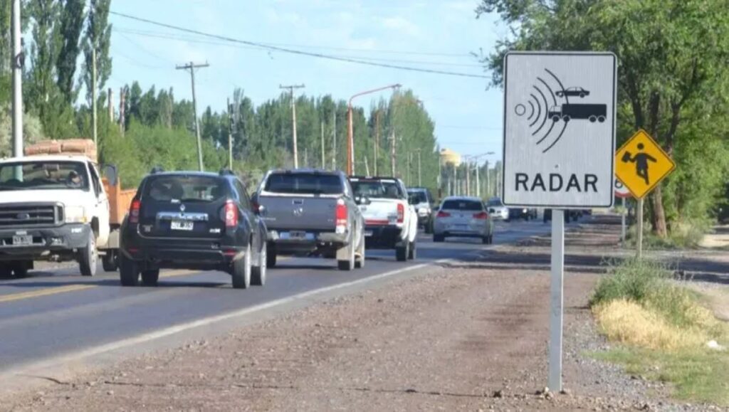 Río Negro activa multas con radares en rutas nacionale