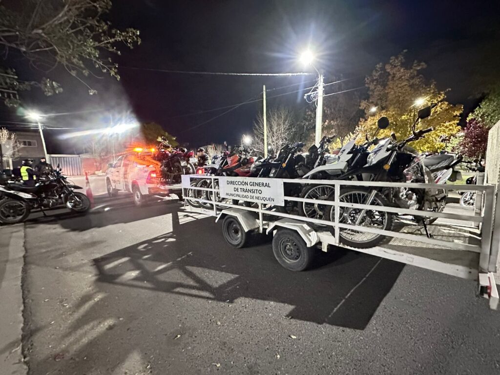 Secuestraron 52 motos por escapes libres