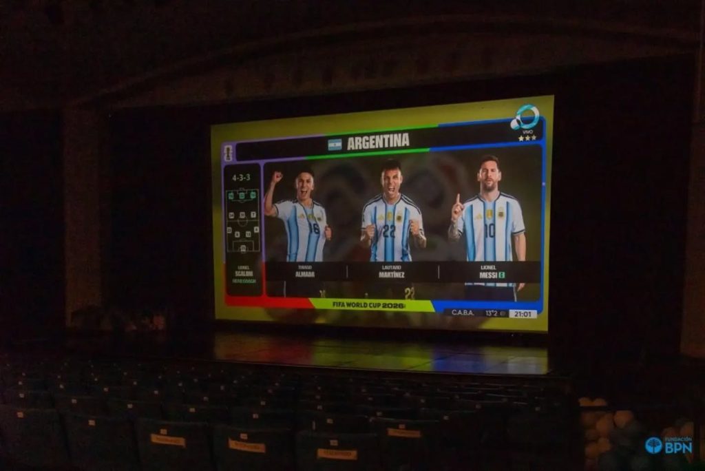 Argentina-Jordania podrá verse en el Cine Teatro Español
