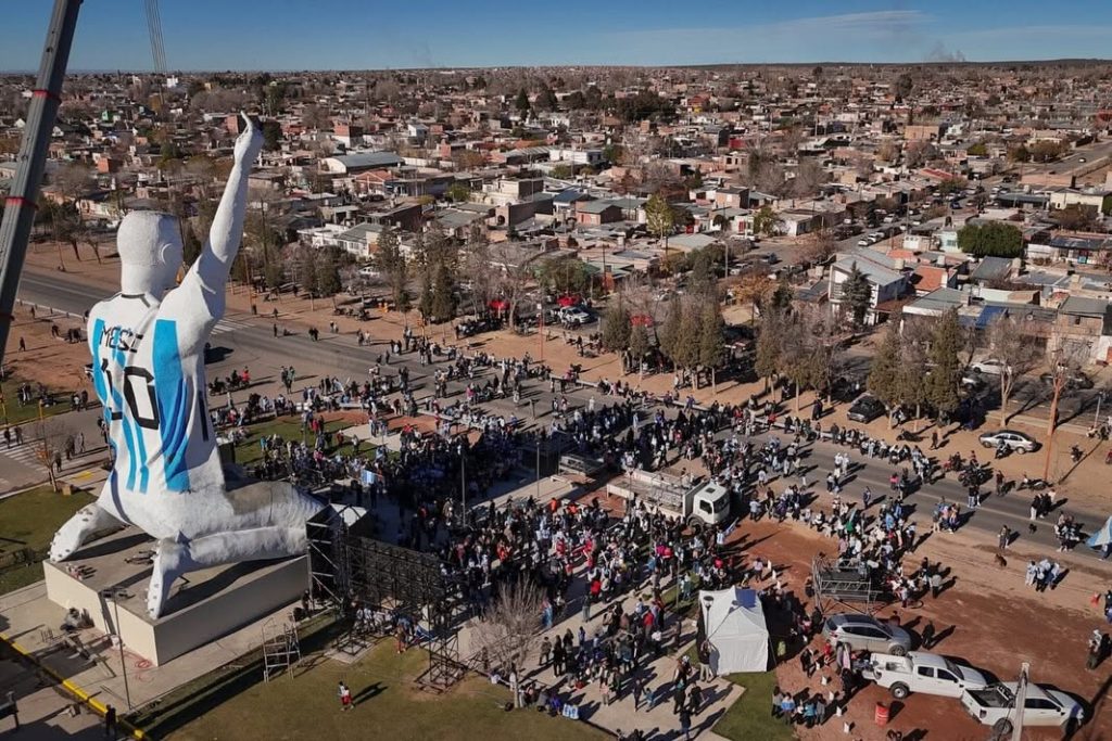 El homenaje gigante a Messi ya es realidad