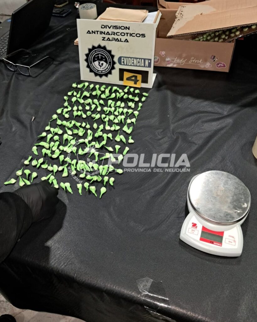 Secuestran cocaína, dinero y vehículos en Cutral Co