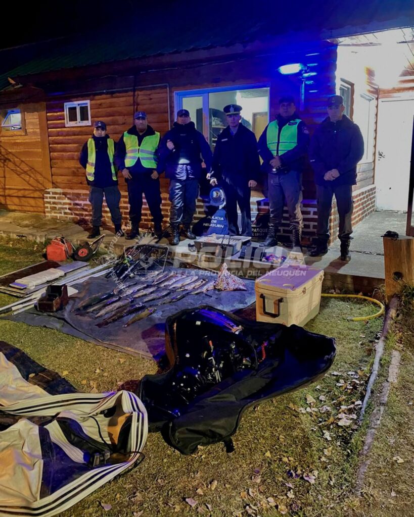 Un control destapó una presunta pesca ilegal en Alicurá