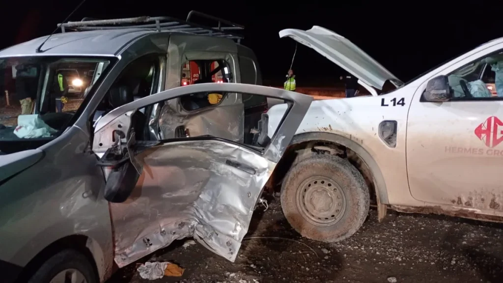 Violento choque en la Ruta 67 dejó siete personas heridas