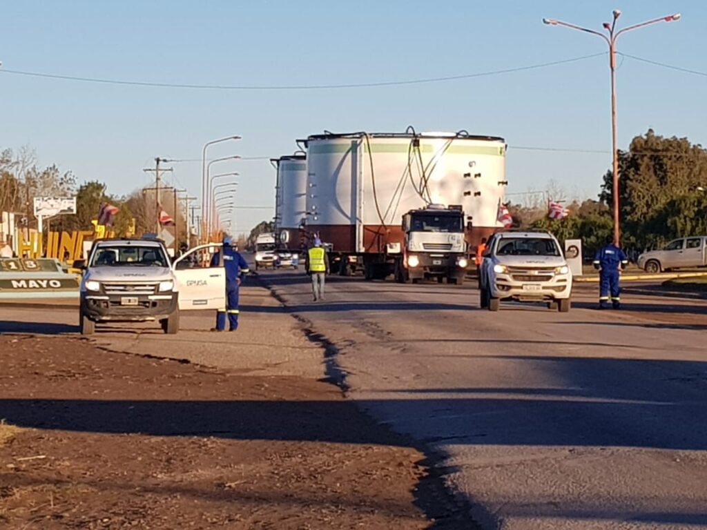 El traslado de equipos petroleros complicará el tránsito este jueves