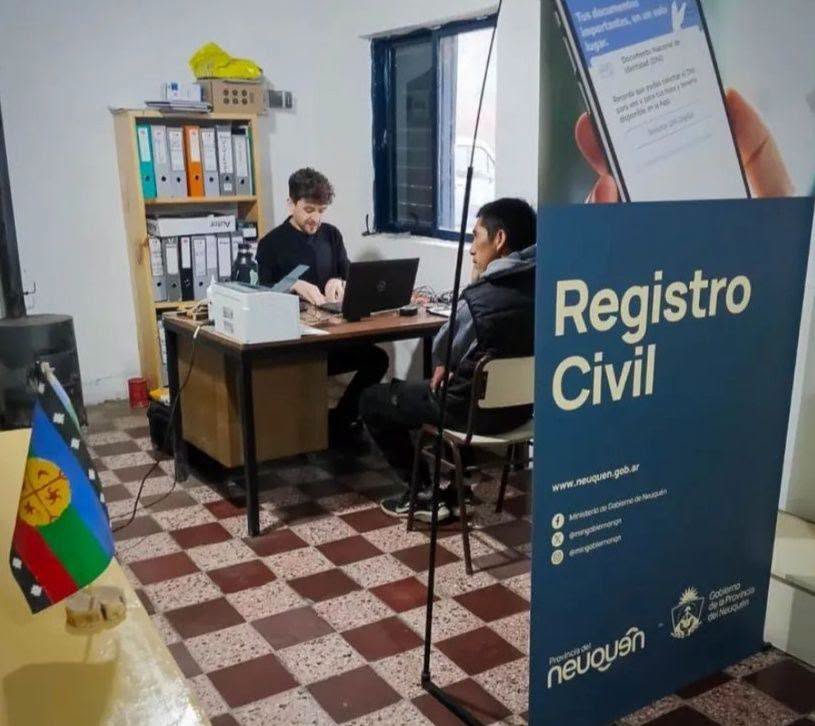 El Registro Civil acerca trámites a comunidades mapuches