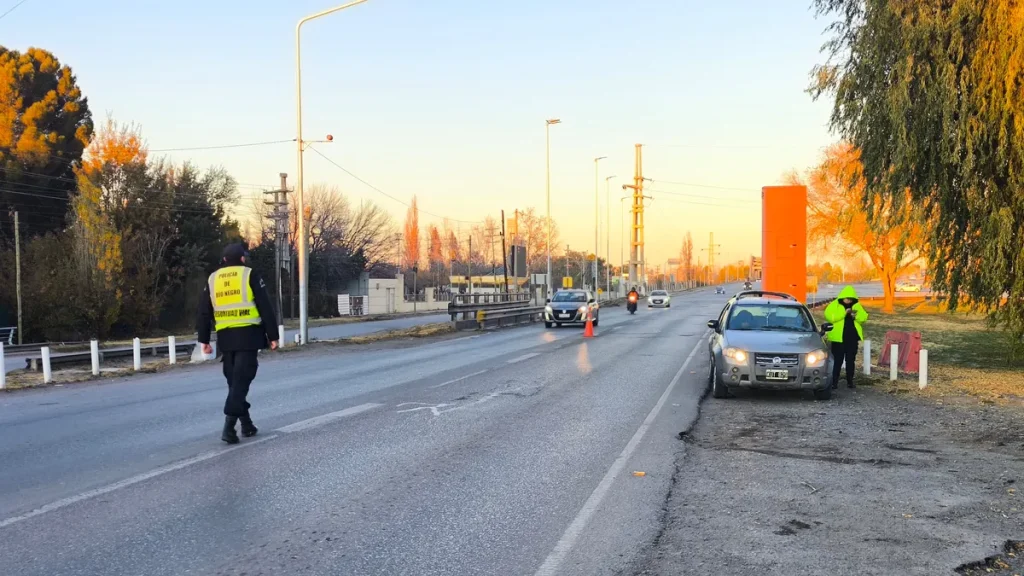 Río Negro intensificó los controles en la Ruta 151