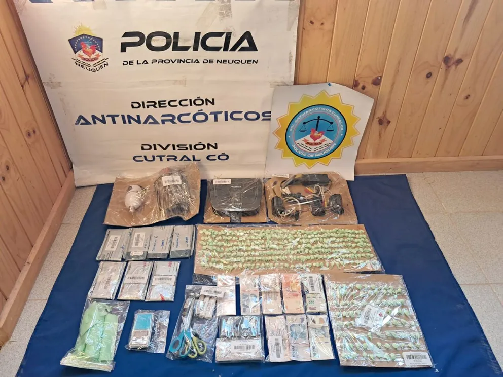 Secuestraron 500 dosis de cocaína tras seis allanamientos en Cutral Co