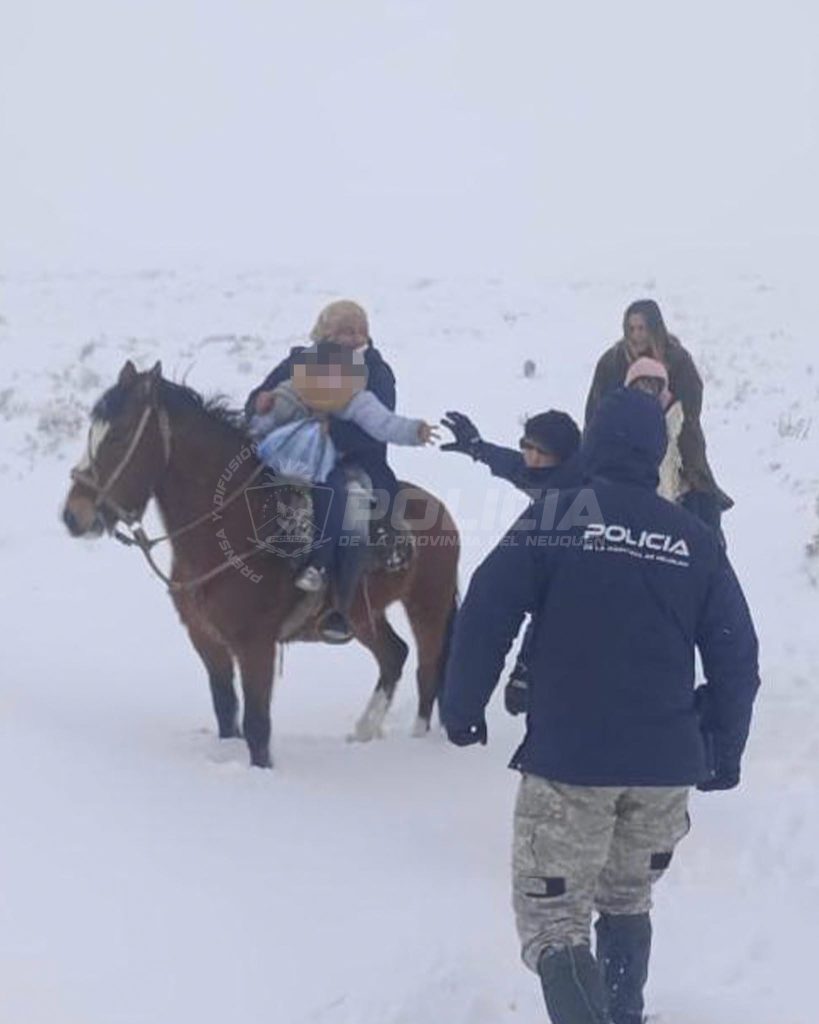 La Brigada Rural asistió a una familia en un puesto de Ñireco
