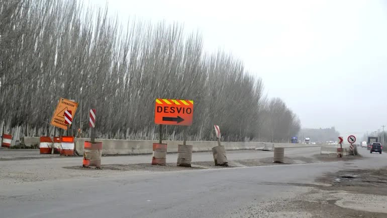 Río Negro prepara obras en la Ruta 22 mientras negocia con Nación